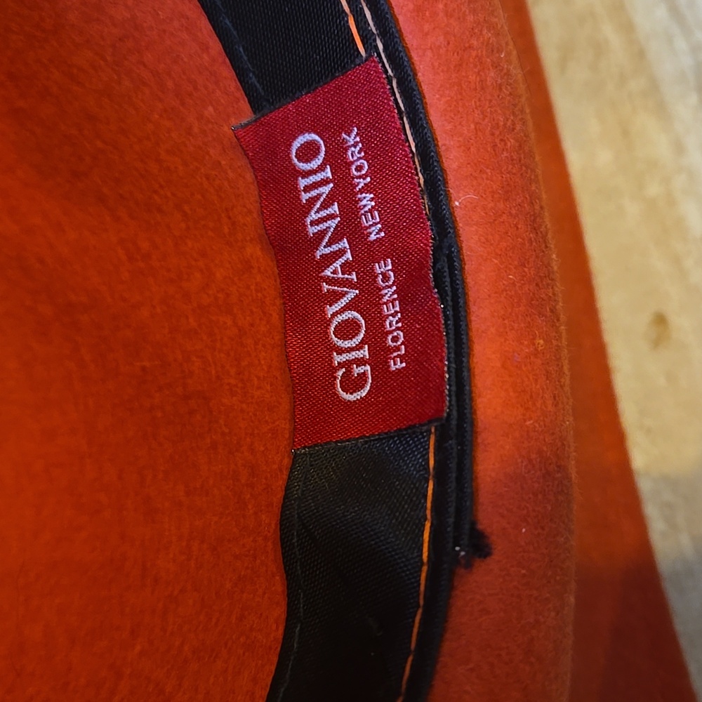 Giovannio Florence New York Burnt Orange Derby Hat - Picture 7 of 8